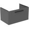 IDS Waschtischunterschrank i.life B 800x505x440mm, 1 Auszug Quarzgrau matt IDEAL STANDARD