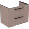 IDS Waschtischunterschrank i.life B 800x505x630mm, 2 Auszüge Greige matt IDEAL STANDARD