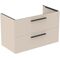 IDS Waschtischunterschrank i.life B 1000x505x630mm, 2 Auszüge Sandbeige matt IDEAL STANDARD