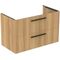 IDS Waschtischunterschrank i.life B 1000x505x630mm, 2 Auszüge Eiche Natur IDEAL STANDARD