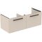 IDS Waschtischunterschrank i.life B 1200x505x440mm, 2 Auszüge Sandbeige matt IDEAL STANDARD
