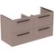 IDS Waschtischunterschrank i.life B 1200x505x630mm, 4 Auszüge Greige matt IDEAL STANDARD