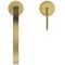 IDS 2-Loch-Küchenarmatur GUSTO eck Auslauf Ausladung 204mm brushed gold IDEAL STANDARD