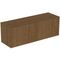 IDS Schubladenfront CONCA u re für WTU 780x267mm Walnuss dunkel IDEAL STANDARD