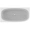IDS D-Form-Badewanne DEA für Wandanbindung links, 1500x750mm weiß IDEAL STANDARD