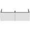 IDS Doppel-Waschtischunterschrank CONCA 2 Au o Platte 1200x370x505mm weiß matt IDEAL STANDARD