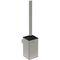 IDS WC-Bürstengarnitur CONCA eckig, mit Wandhalter silver storm IDEAL STANDARD