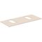 IDS Waschtischplatte i.life B 2 Auss f 2 WWT 1202x507x18mm Sandb. ma IDEAL STANDARD