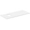 IDS Waschtischplatte i.life B Auss li f Schale 1202x507x18mm weiß matt IDEAL STANDARD