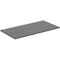 IDS Waschtischplatte i.life B o Auss 1002x506x18mm Quarzgrau matt IDEAL STANDARD
