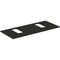 IDS Waschtischplatte i.life B 2 Auss f 2 WWT 1202x507x18mm Carbongr ma IDEAL STANDARD
