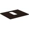 IDS Waschtischplatte i.life B mitt Auss f WWT 602x507x18mm Coffee o IDEAL STANDARD