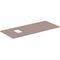 IDS Waschtischplatte i.life B Auss li f Sch. 1202x507x18mm Greige matt IDEAL STANDARD