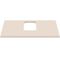 IDS Waschtischplatte i.life B mitt Auss f WWT 602x507x18mm Sandb. ma IDEAL STANDARD
