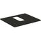 IDS Waschtischplatte i.life B mitt Auss f WWT 602x507x18mm Carbongr ma IDEAL STANDARD