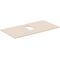 IDS Waschtischplatte i.life B mitt Auss f Sch. 1002x507x18mm Sandb. ma IDEAL STANDARD