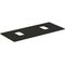 IDS Waschtischplatte i.life B 2 Auss f 2 Schal 1202x507x18mm Carbon ma IDEAL STANDARD