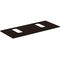 IDS Waschtischplatte i.life B 2 Auss f 2 WWT 1202x507x18mm Coffee o IDEAL STANDARD