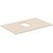 IDS Waschtischplatte i.life B mitt Auss f Sch. 802x507x18mm Sandb. ma IDEAL STANDARD