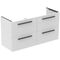 IDS Waschtischunterschrank i.life A 4 Auszüge, 1200x440x630mm weiß matt IDEAL STANDARD