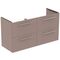 IDS Waschtischunterschrank i.life A 4 Auszüge, 1200x440x630mm Greige matt IDEAL STANDARD