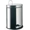 Emco Abfallbehälter SYSTEM 2 Standmod. mit Deckel oval 5 l Edelstahl EMCO