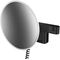 Emco LED-Rasier-/Kosmetikspiegel EVO rd d= 209mm 2-arm Kabel 5-fach schwarz EMCO
