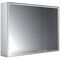 Emco LED-Lichtspiegelschrank PRESTIGE 2 AP 888x639mm Br Tür li o light Sys Alu EMCO