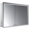 Emco LED-Lichtspiegelschrank PRESTIGE 2 UP 1015x666mm Br Tür re o light Sys Alu EMCO
