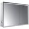 Emco LED-Lichtspiegelschrank PRESTIGE 2 UP 1015x666mm Br Tür li o light Sys Alu EMCO