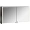Emco LED-Lichtsp.schr. PRIME FACELIFT AP 1300x700mm 2-türig schwarz/spiegel EMCO