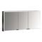Emco LED-Lichtsp.schr. PRIME FACELIFT AP 1400x700mm 3-türig schwarz/spiegel EMCO