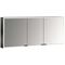 Emco LED-Lichtsp.schr. PRIME FACELIFT AP 1600x700mm 3-türig schwarz/spiegel EMCO