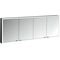 Emco LED-Lichtsp.schr. PRIME FACELIFT AP 2000x700mm 4-türig schwarz/spiegel EMCO