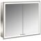 Emco LED-Lichtsp.schr. PRIME FACELIFT UP 800x730mm 2-türig aluminium/spiegel EMCO