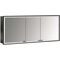Emco LED-Lichtsp.schr. PRIME FACELIFT UP 1600x730mm 3-türig schwarz/spiegel EMCO