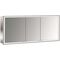 Emco LED-Lichtsp.schr. PRIME FACELIFT UP 1600x730mm 3-türig aluminium/spiegel EMCO