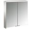 Emco LED-Lichtsp.schr. PRIME 2 FACELIFT Aufputz 600x700mm 2-türig aluminium/weiß EMCO