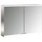 Emco LED-Lichtsp.schr. PRIME 2 FACELIFT AP 1000x700mm 2-türig aluminium/spiegel EMCO