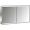 Emco LED-Lichtsp.schr. PRIME 2 FACELIFT UP 1200x730mm 2-türig aluminium/spiegel EMCO