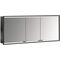 Emco LED-Lichtsp.schr. PRIME 2 FACELIFT UP 1600x730mm 3-türig schwarz/spiegel EMCO