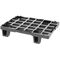 Kunststoffpalette Maße 400x600mm Antirutschkante 7mm 1/4 Euromaß TRANSPAK - VPE: 10