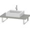 Duravit Konsole L-CUBE 45mm St. 1 Ausschnitt 480 betongrau matt