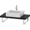 Duravit Konsole L-CUBE 45mm St. 1 Auss 480 schwarz hochglanz