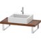 Duravit Konsole L-CUBE 45mm St. 1 Ausschnitt 480 nussbaum natur