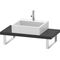 Duravit Konsole L-CUBE 45mm St. 1 Auss 480 graphit supermatt