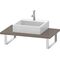 Duravit Konsole L-CUBE 30 St. 1 Auss 550 flannel grey hochglanz