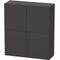 Duravit Halbhochschrank L-CUBE 700x243x800mm graphit supermatt