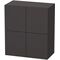 Duravit Halbhochschrank L-CUBE 700x363x800mm graphit supermatt