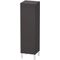 Duravit Halbhochschrank L-CUBE 400x363x1320mm A links graphit supermatt